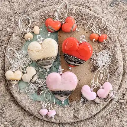 Valentine's Jewellery by Beach Art Glass