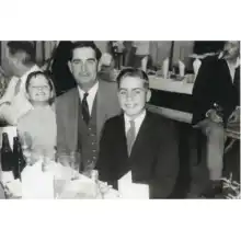 Chris with his grandfather George Durston