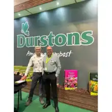 Chris with his grandfather George Durston
