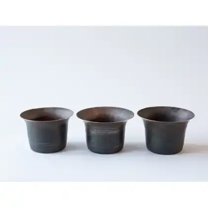 Blackened Copper Pots