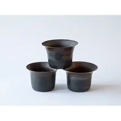 Blackened Copper Pots