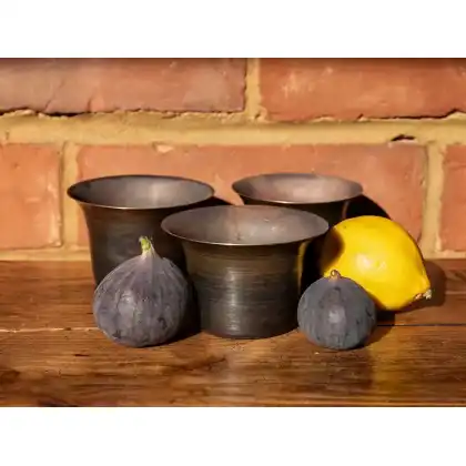 Blackened Copper Pots