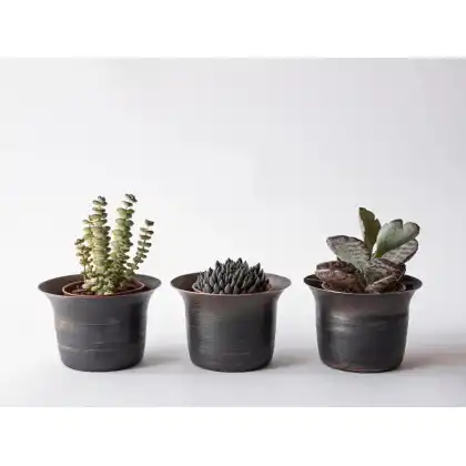 Blackened Copper Pots