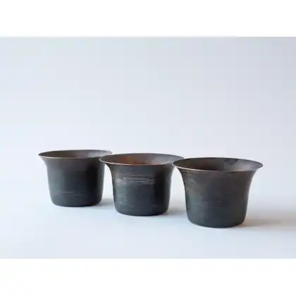 Blackened Copper Pots