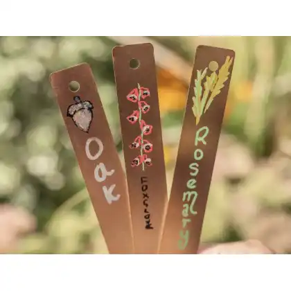 Copper Plant Labels