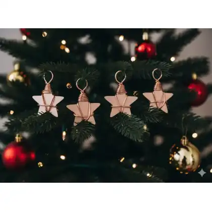 Handmade Copper Stars