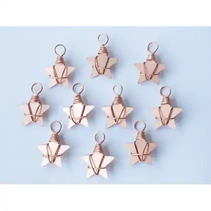 Handmade Copper Stars
