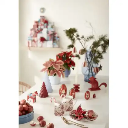 Scandi chic Christmas tablescape