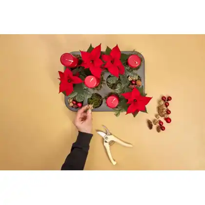 DIY: Muffin Tin Advent Centrepiece