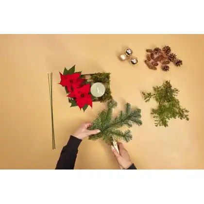 DIY: Floral Cookie Tin Advent Gift
