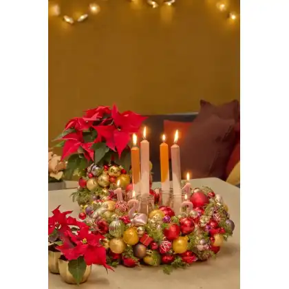 DIY Festive crafts with Poinsettias