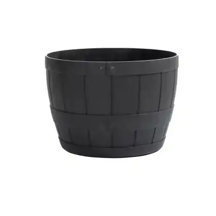Barrel self-watering planter by Primeur