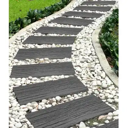 Recycled Rubber Stepping Stones by Primeur