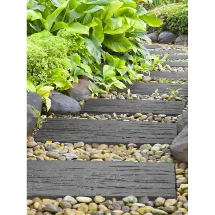 Recycled Rubber Stepping Stones by Primeur