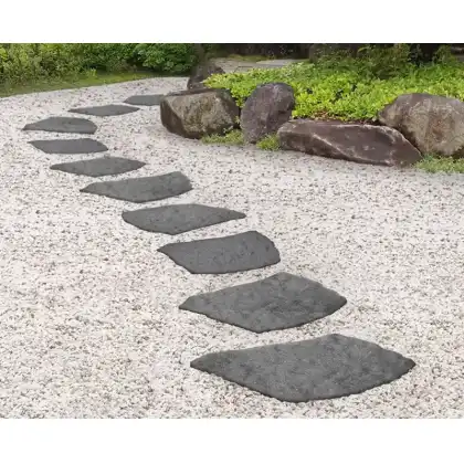 Recycled Rubber Stepping Stones by Primeur