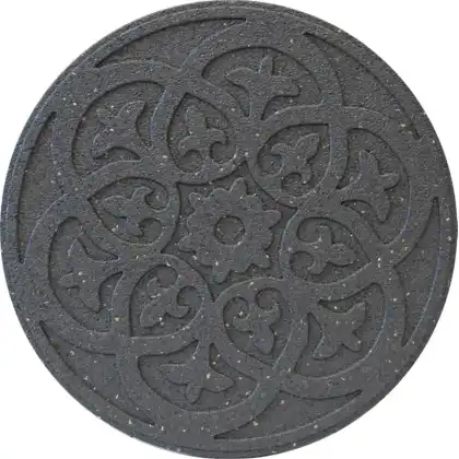 Recycled Rubber Stepping Stones by Primeur