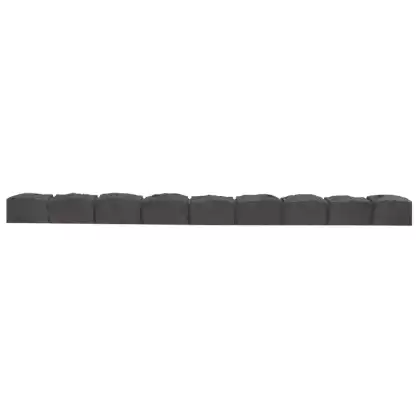 Flexible Recycled Rubber Garden Borders by Primeur