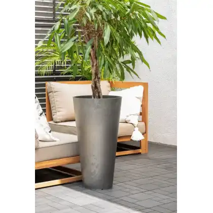 66cm Concerto Planter Steel Grey 5