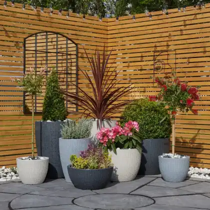 Sustainable Apta Lightweight Planters