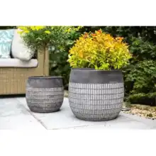 Apta Glazed Planters