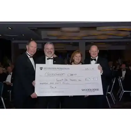Woodlodge Products Donation to Greenfingers Charity